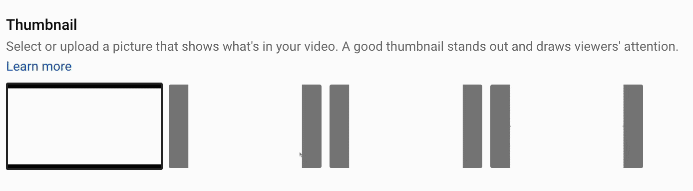 How to change your youtube thumbnail gif