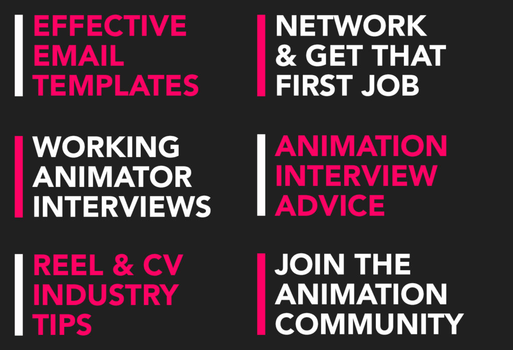 Animation Career Tips