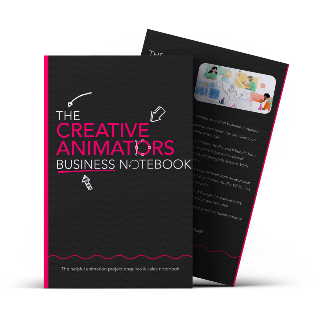 Creative Animators Business Notebook